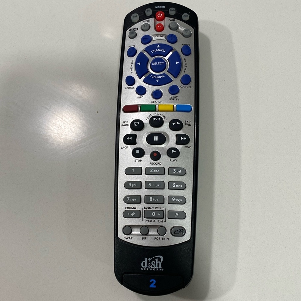 Dish Network 21.0 IR UHF Pro Echostar Satellite Universal Remote Control 155679‎